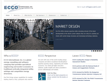 Tablet Screenshot of eccointl.com